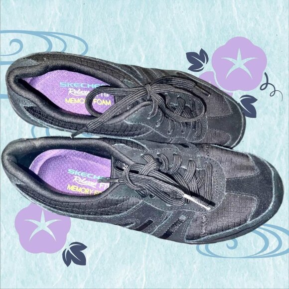 Skechers Black Shoes Relaxed Fit Jackpot Memory Women’s Size 7 - Picture 1 of 9